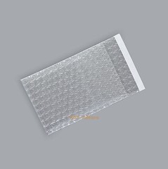100 Small Bubble Bags 2.5 x 3+1 Inch (6.5 x 8+2cm) Self Seal Clear Packing Pouch