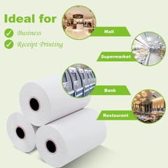 2 1/4″x50′ Thermal Paper Receipt Rolls Cash-Register 2.25inch Width 50ft Longth