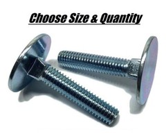 (All Sizes & Qty’s) Elevator Bolts Zinc Plated 1/4-20 5/16-18 3/8-16 Leveling
