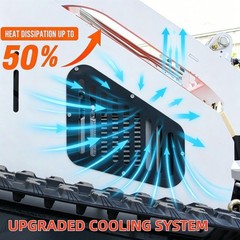 13.5HP Mini Track Skid Steer Loader, 2-Cylinder Gas Engine, USA Free Shipping