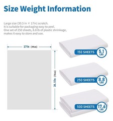 150 PCS Packing Paper Sheets 30.5×17 Inch 5.5lb Newsprint Moving Wrap