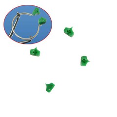 40Pcs Dental Silicone Add-On Wedges Disposable Delta Tine Wedges for Orthodontic