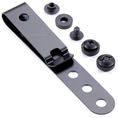 HolsterSmith Universal Metal Belt Clip for Holster Making – (Model 5) – (3-Ho…