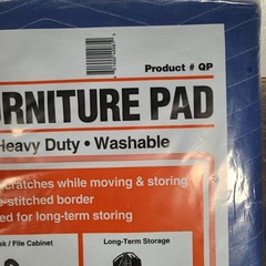 U-Haul Protection Quilted Furniture Pad Quilt Heavy 72″ x 80″