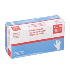 Gordon Choice X-Large Powder-Free Nitrile Gloves Blue 100 Ct Box