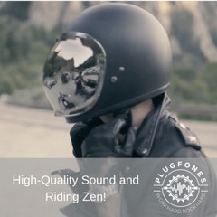 Plugfones Liberate 2.0 Wireless Bluetooth Earplug, Earbuds for Motorcycle Riders