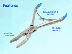 Bone Rongeur 45 Degree 6 Inch Surgical Dental Instruments ARTMAN