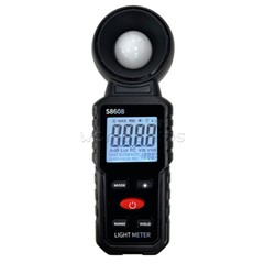 S8608 LCD Light Meter Digital Illuminance Meter Luxmeter Photometer 200000Lux