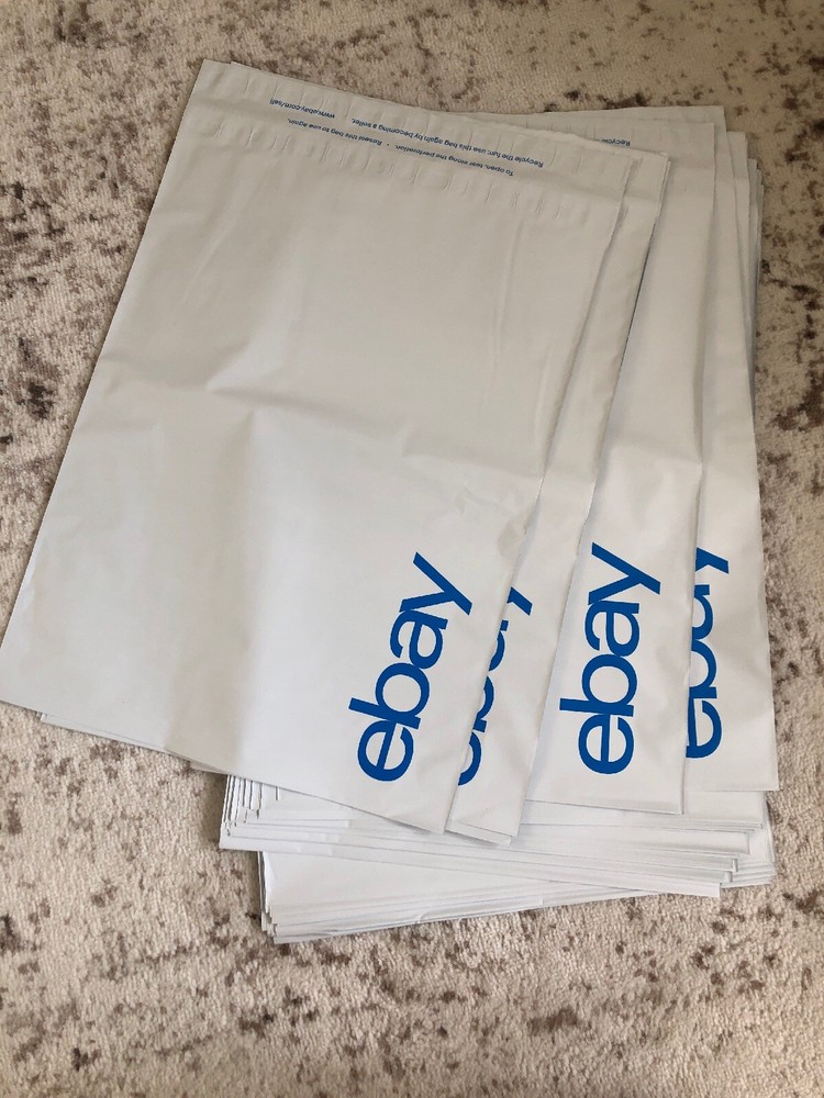 eBay Branded 35 Polyjacket 14.5″ x 18.5″ Mailer Envelopes Shipping Supplies Lot