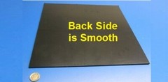 ABS Sheet Haircell Textured, 1 Side, Black, .094″ (3/32″) x 12″ x 12″, 8 Units