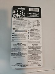 J-B Weld 50176 KwikWeld Steel Reinforced Epoxy Syringe Dark Grey 25 ml/.85oz New