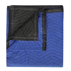 48 Pack 80″ x 72″ Moving Blankets Pro Economy Blue Shipping Furniture Pads