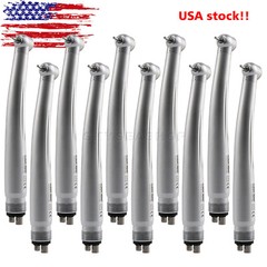 10 X SANDENT NSK PANA MAX Style Dental High Speed Handpiece Push Button 4 Hole