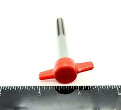 5/16″ Thumb Screw Bolts with Red Butterfly Tee Wing Knob 1 1/2″ Plastic Cap SS