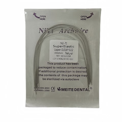 Dental Orthodontic Arch Wire Super Elastic Niti Round Rectangular Natural Form