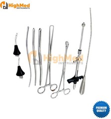 8 pcs UTERINE GENERIC GEN COHEN SURGICAL SURGERY INSTRUMENT SET