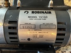 ROBINAIR MODEL 151100 High Vacuum Pump