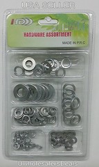 120+ Steel Washers Flat & Lock Assorted Size 1/4″ to 3/4″ (Outer Dimension) NEW