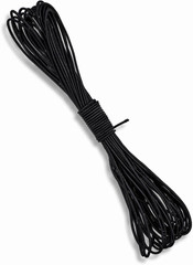 2Mm Black Elastic Cord 1/8 Inch, 40Ft (13 Yards) Nylon Shock Cord | Heavy Duty B
