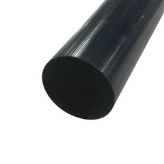 3.000 (3 inch) x 6.5 inches, Cast Nylon MD Plastic Round Rod