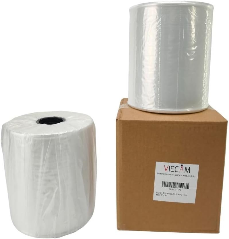 Nylon-Enriched HDPE+PA Air Pillow Film Roll, Perforated Every 4″, Air Cushion