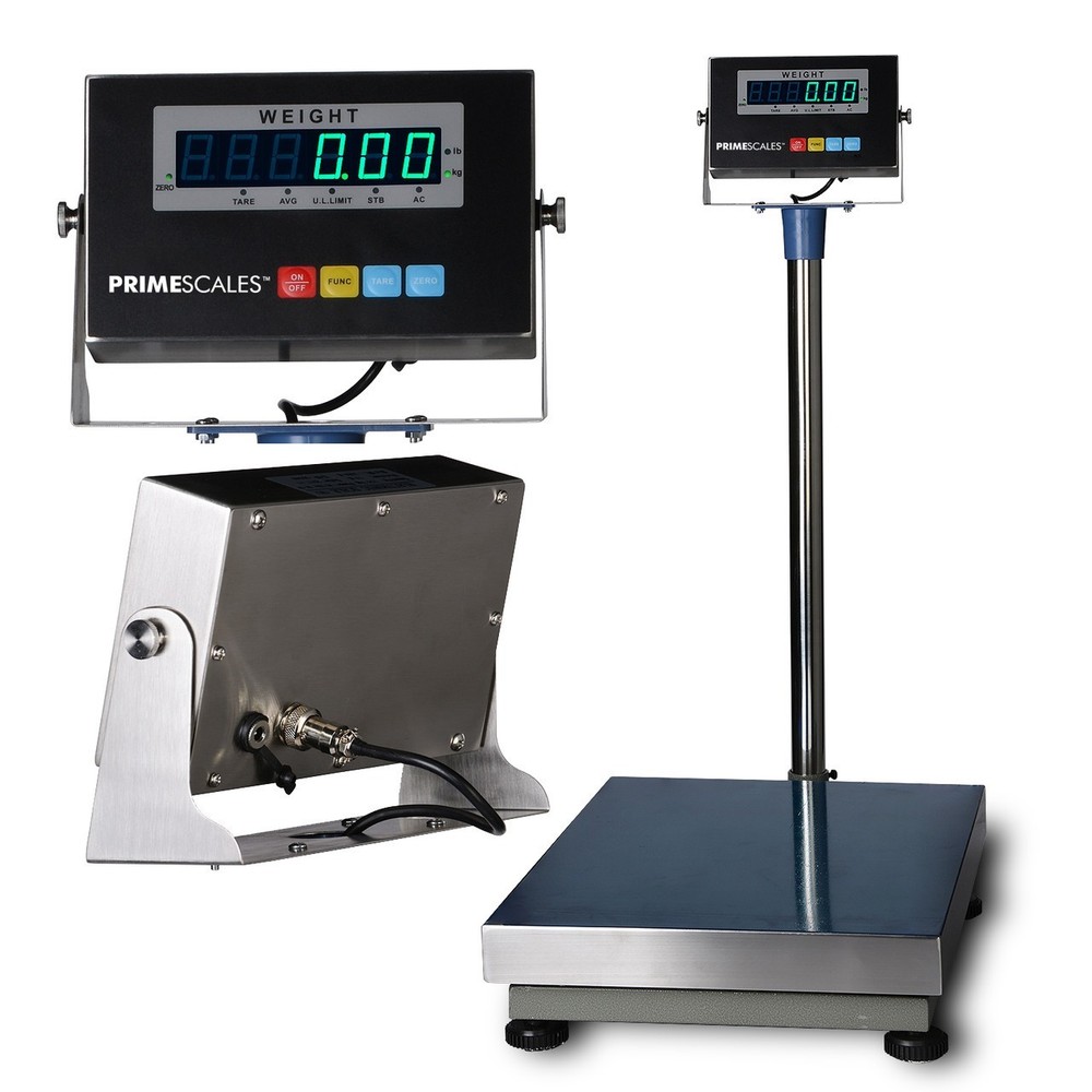 BizAutom 12″x16″ 600×0.02 lb Bench Scale w/ SS Indicator & Platter