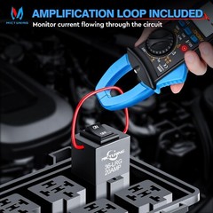 MICTUNING 6x 9038A Relay Test Bypass Switch Master Kit w/Loop Relay Tester 20Amp