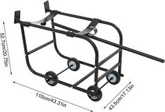 TFCFL 55 Gallon Drum Cradle, Movable Drum Cradle Drum Stand 600-pound Capacity,