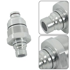 373-6967 Male Flat Face Coupler Compatible For Caterpillar 226D 262D 279D 299D