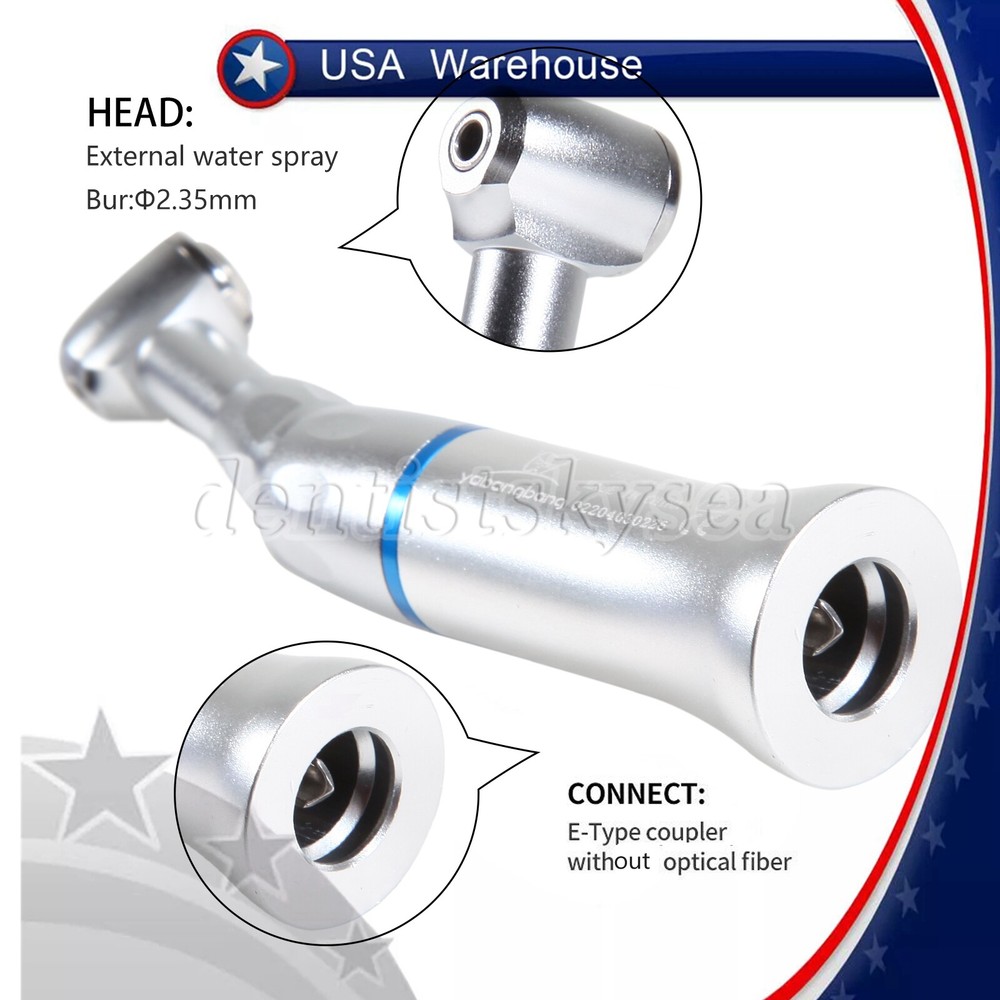 Dental Slow Low Speed Handpiece Contra Angle Push Button NSK Style YAD