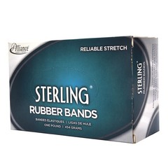 Alliance Rubber 24125 Sterling Rubber Bands Size #12, 1 lb Box Contains Appro…