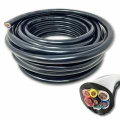 Heavy Duty 14/12/10AWG Multi Guage 7 Way CCA Conductor Wire RV Trailer Tow