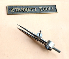 STARRETT No. 277 Dividers with Round Legs- Mini 2.0” Size & Capacity. USA 🇺🇸
