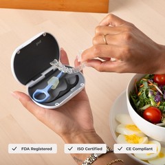 PUL Retainer Case for Invisalign and Clear Aligners – Aligner Case with Magne…