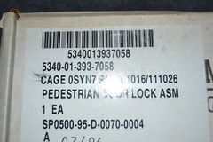 MAS Hamilton High Security Pedestrian Door Electronic Lock CD X-07 No warranty
