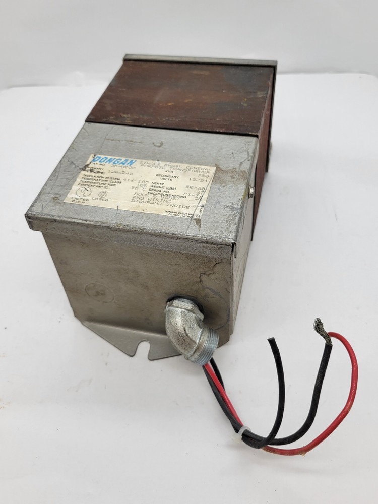 DonGan 35-M030 Transformer Single Phase 120/240V KVA 750 Temperature Class 105