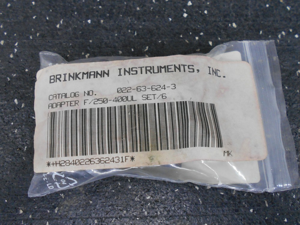 BRINKMANN INSTRUMENTS 022-63-624-3 EPPENDORF ADAPTERS FOR CENTRIFUGE TUBES 0.4ML