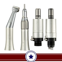 NSK Style Dental Slow Speed Handpiece Straight Contra Angle Air Motor 2/4H exter