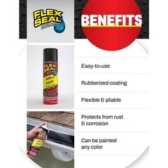 Flex Seal White 14 Oz. Aerosol Liquid Rubber Sealant Coating