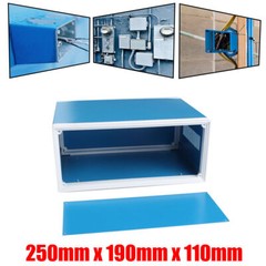 Electronic Enclosures DIY Project Box Metal Junction Case 9.84 x 7.48 x 4.33inch
