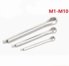 1mm 1.5mm 2mm 2.5mm 3mm 4mm 5mm 6mm 8mm 10mm Cotter Split Pins Stainless Steel