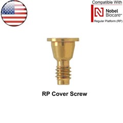 US Dental Cover Screw Healing Closure Cap Fits Hiossen/Nobel Active/Straumann
