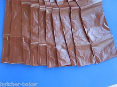 25) pcs of 12″ x 2.5″ size Fresh Summer Sausage Casings. Holds 1.5 lb each
