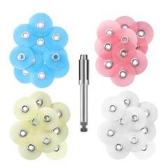 AZDENT Dental finishing and polishing CA 2.35mm Discs Coarse Medium Fine mandrel