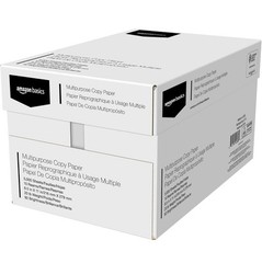 Amazon Basics Multipurpose Copy Printer Paper, 8.5 x 11 in, 20 lb, 5000 sheets