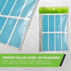 Royal Green Rectangular Stickers Color Coded Write on Labels for Organizing, …