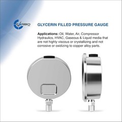 Precision 4000 PSI Liquid Filled Pressure Gauge for Pumps and Compressors