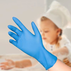 Kids Disposable Nitrile Gloves Children Powder Latex Free Household Cleaning Glo