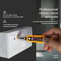 Voltage Electric Tester Volt Detector Test Pen AC DC Non-Contact Sensor 12-1000V
