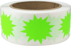 Color Coding Burst Labels Starburst Design | 2″ Inch | 500 Pack | Pick One Color